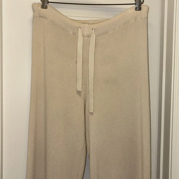 Saeohnssty and Winter Women's Pure Wool High Waist Wide Leg Pants Casual - Picture 5 of 5